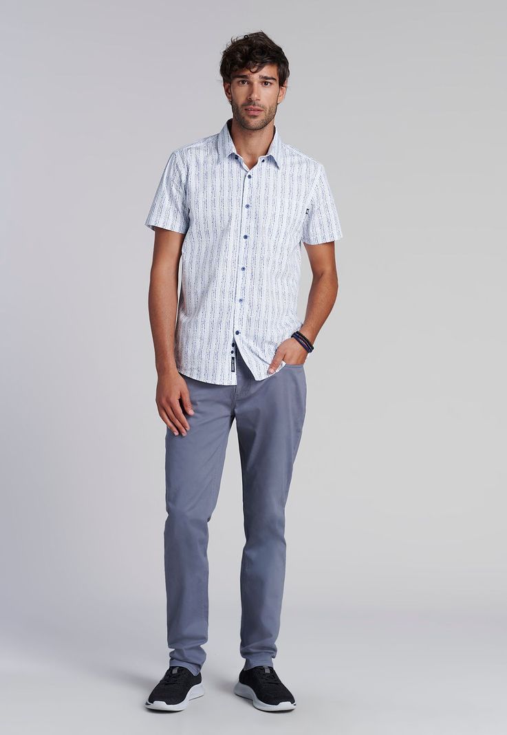Camisa Mini Print F Sky-1