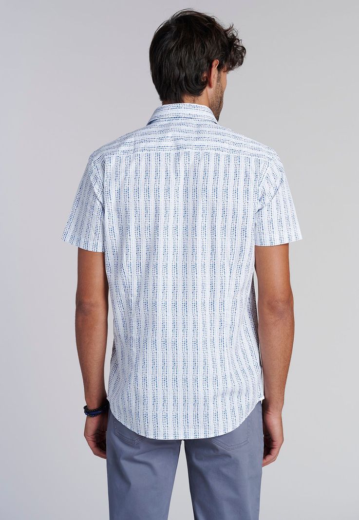 Camisa Mini Print F Sky-3