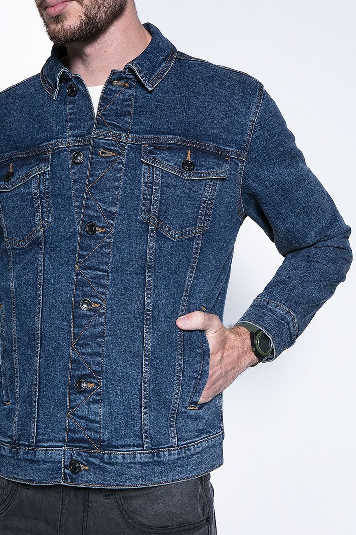Jacket Color Navy Fj-3