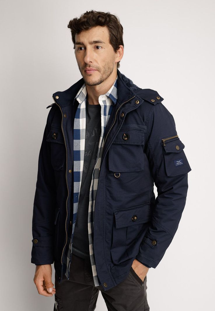 Chaqueta Twill Nevada F Navy-0