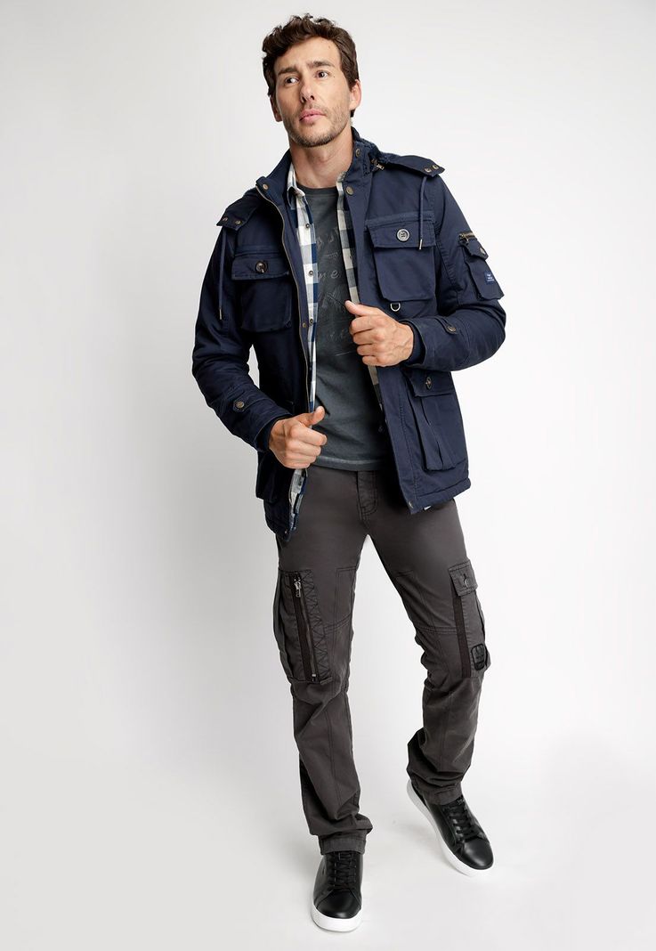 Chaqueta Twill Nevada F Navy-3