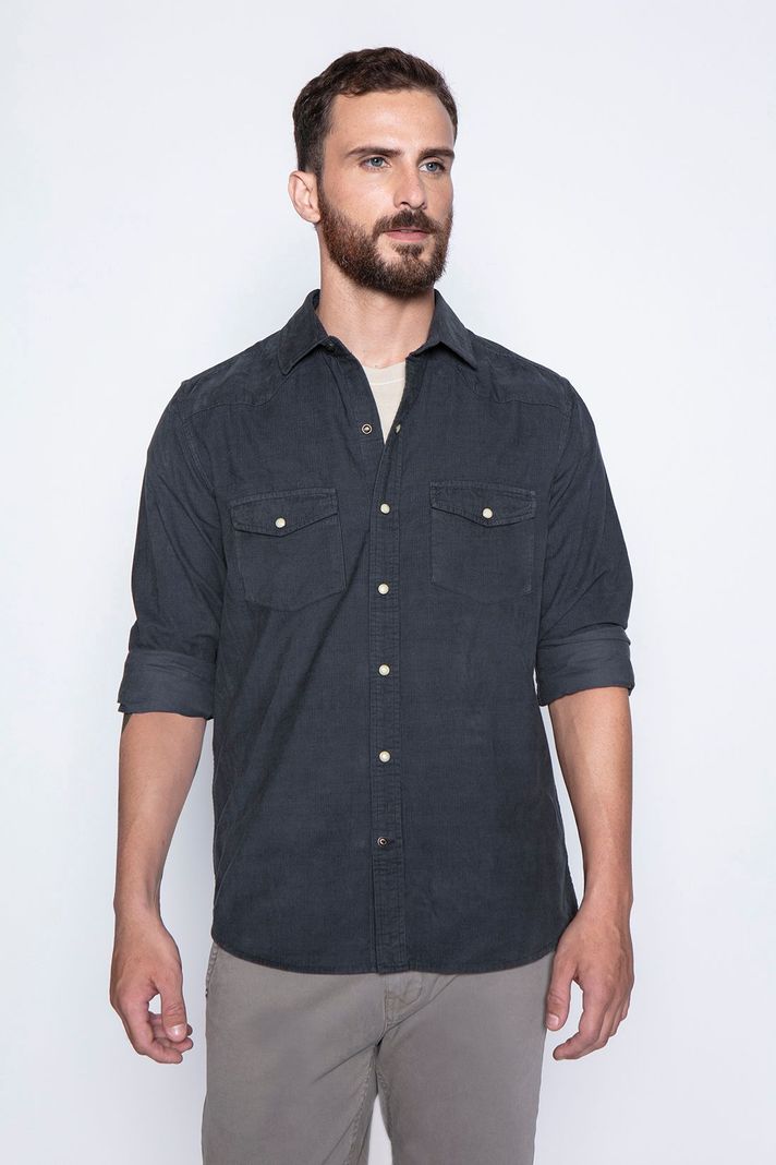 Camisa Metal Corduroy-0