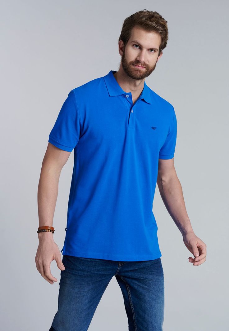 Polera Basica Pique Lt. Blue-0