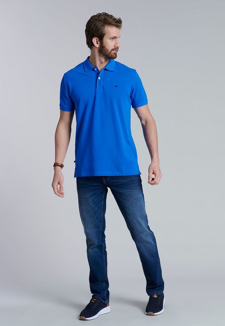Polera Basica Pique Lt. Blue-1