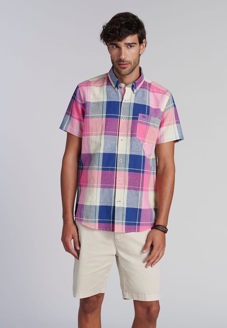 Camisa Check Colorado F Violet-0