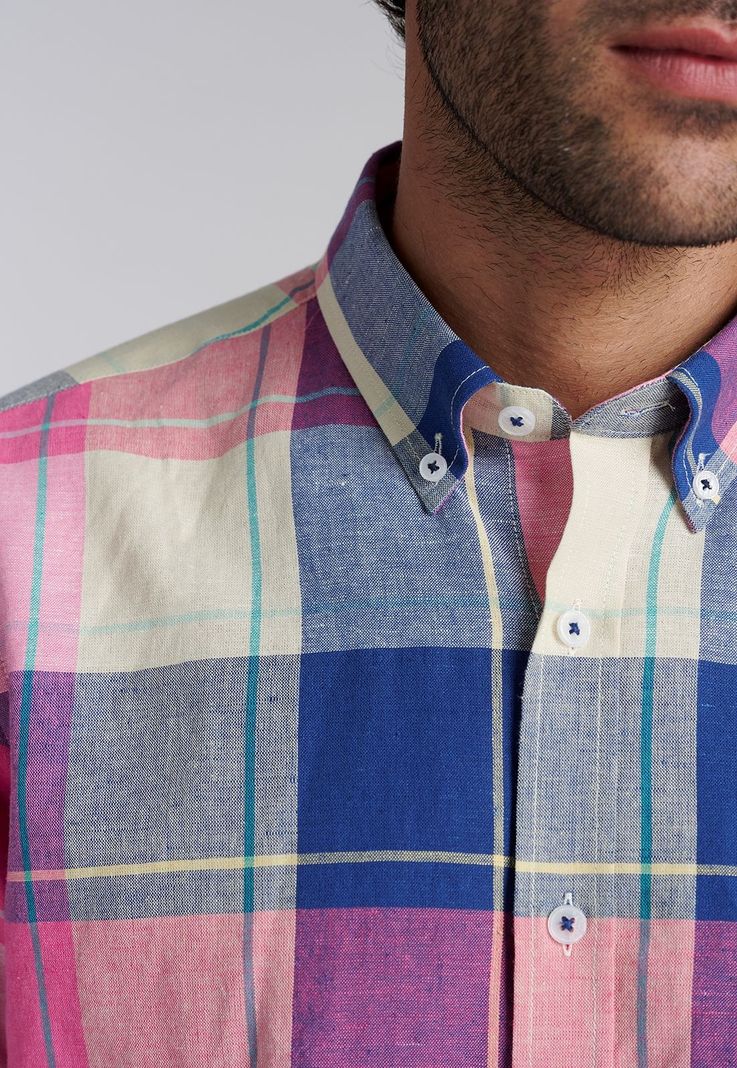 Camisa Check Colorado F Violet-4
