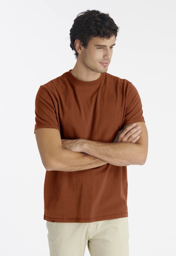 Polera Petorca Casual Brick Rojo S