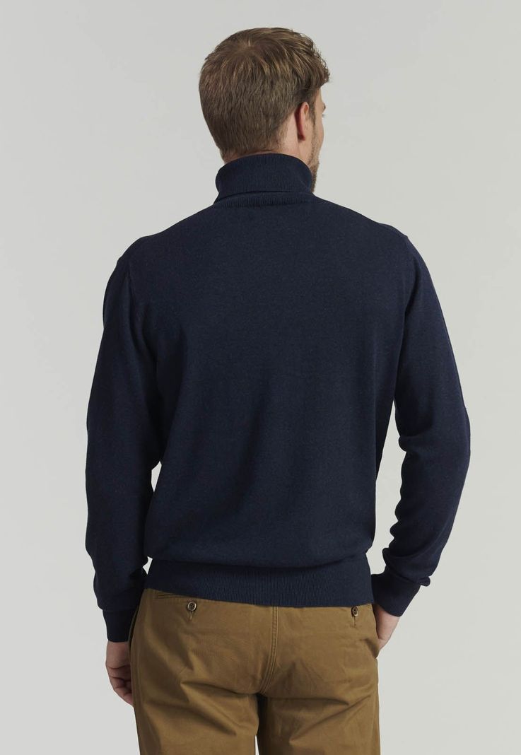 Sweater Turtle Neck F Smart Casual Navy-3