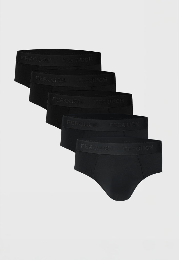 Pack Slip 5 Negro Black S