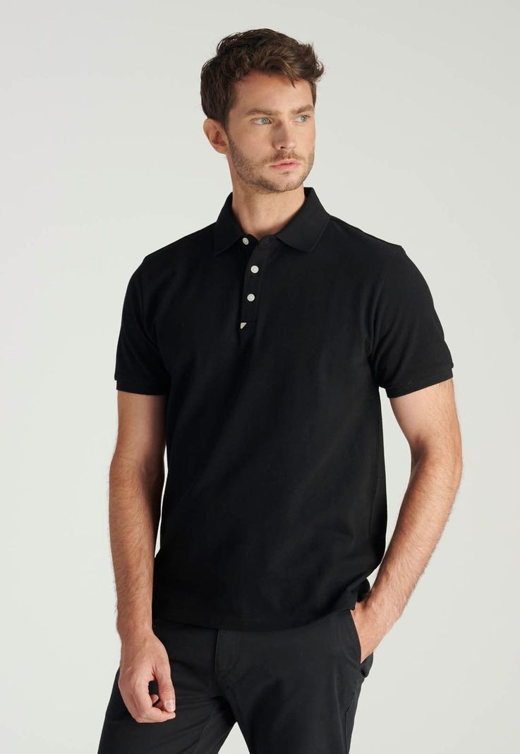 Polera Polo Roma Heritage Black-0