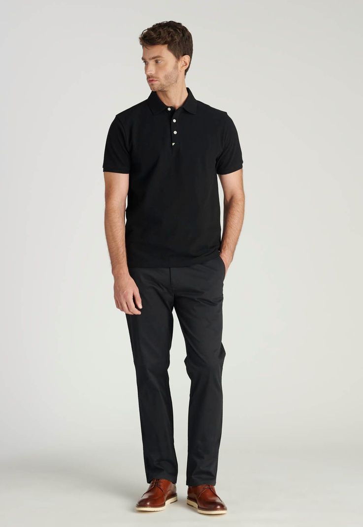 Polera Polo Roma Heritage Black-1