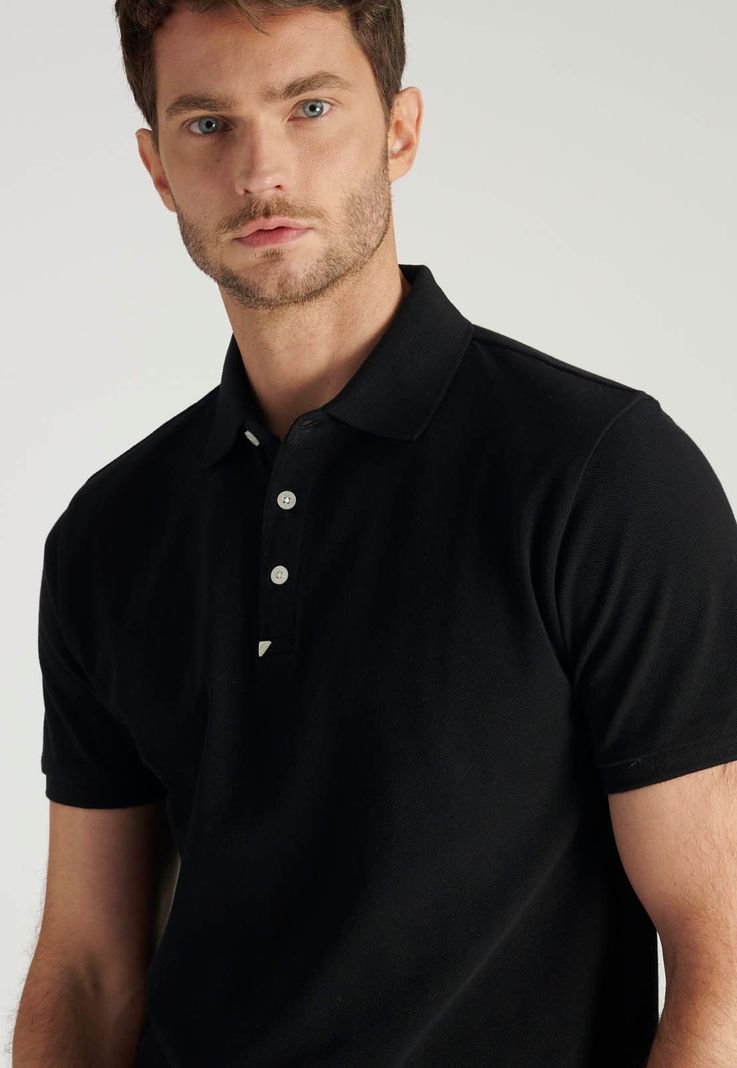 Polera Polo Roma Heritage Black-2