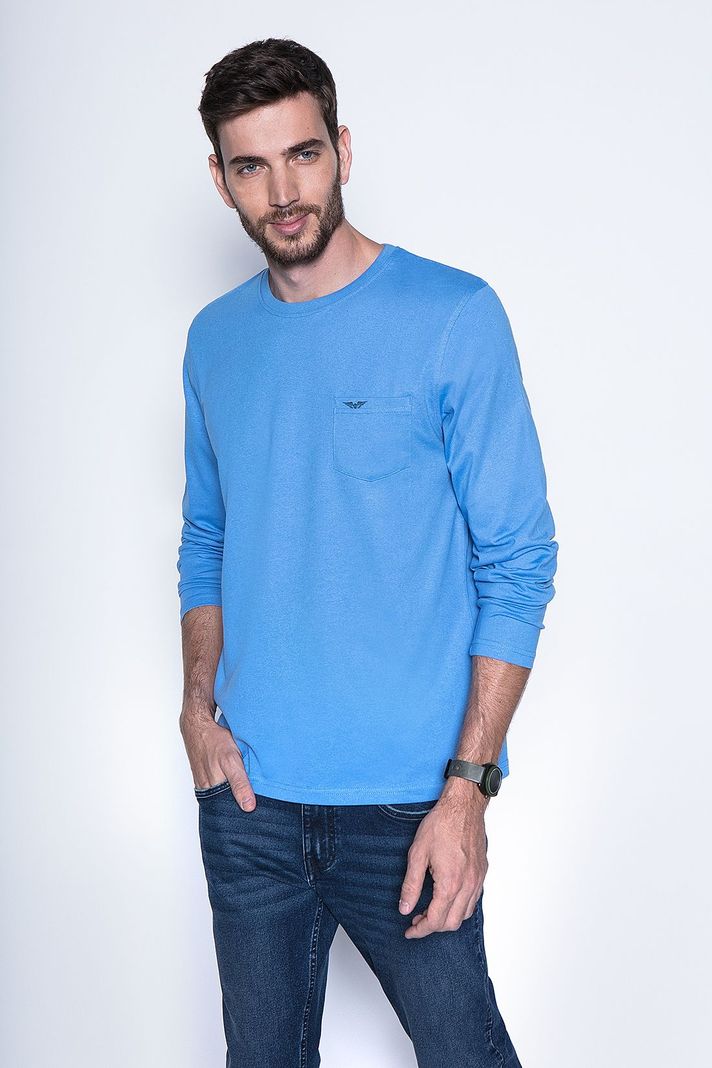 Polera Basica Ml Ocean