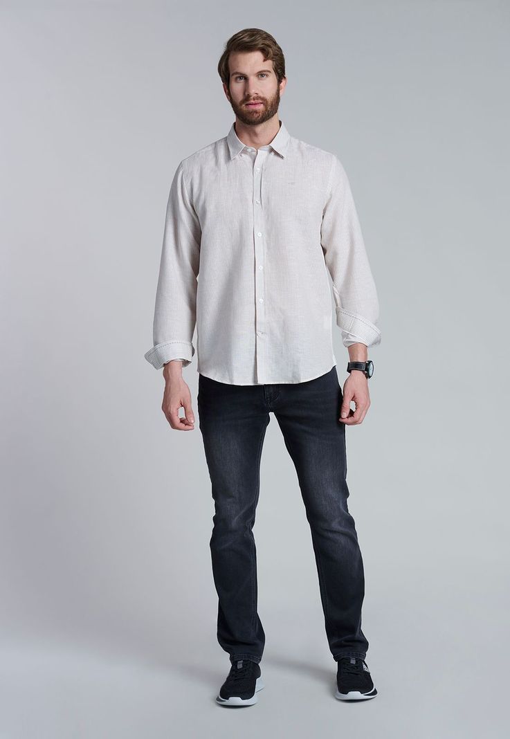 Camisa Listada Sport F Sand-1
