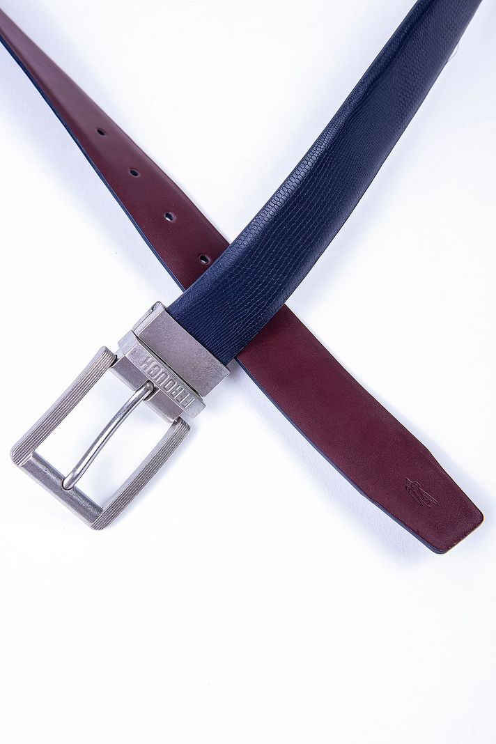 Cinturón Texas Reversible Navy-2