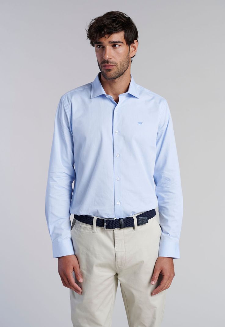 Camisa Jacquard Giorgia Sc Sky-0