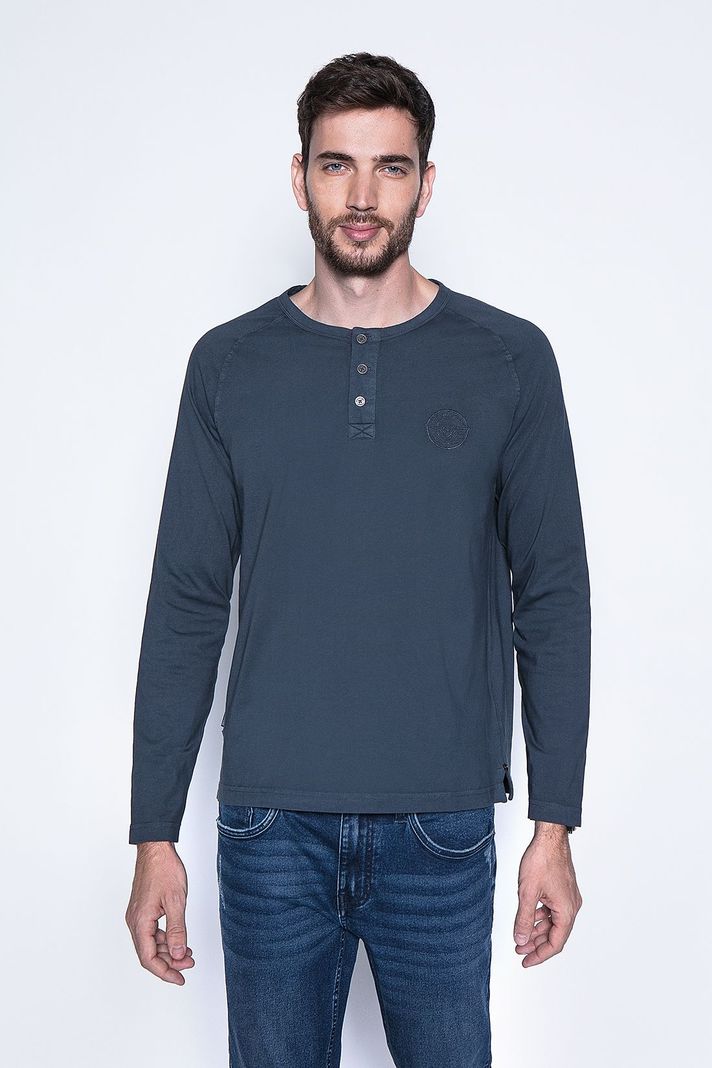 Polera Florida Blue-0