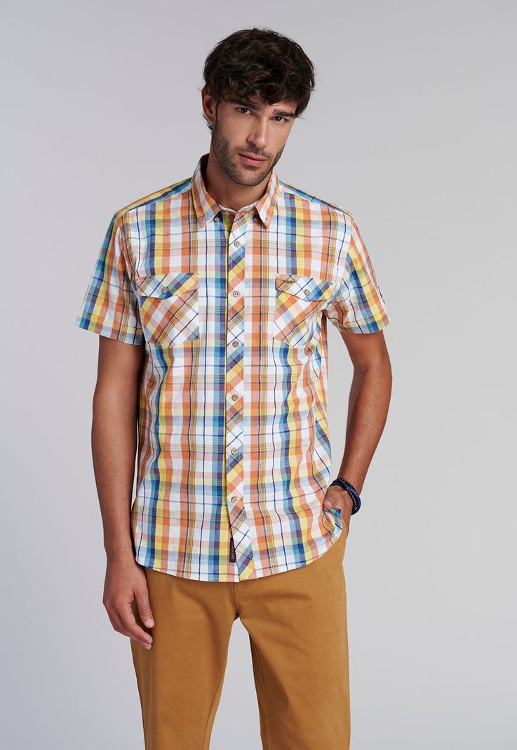 Camisa Checkered  Toronto Fj Yellow-0