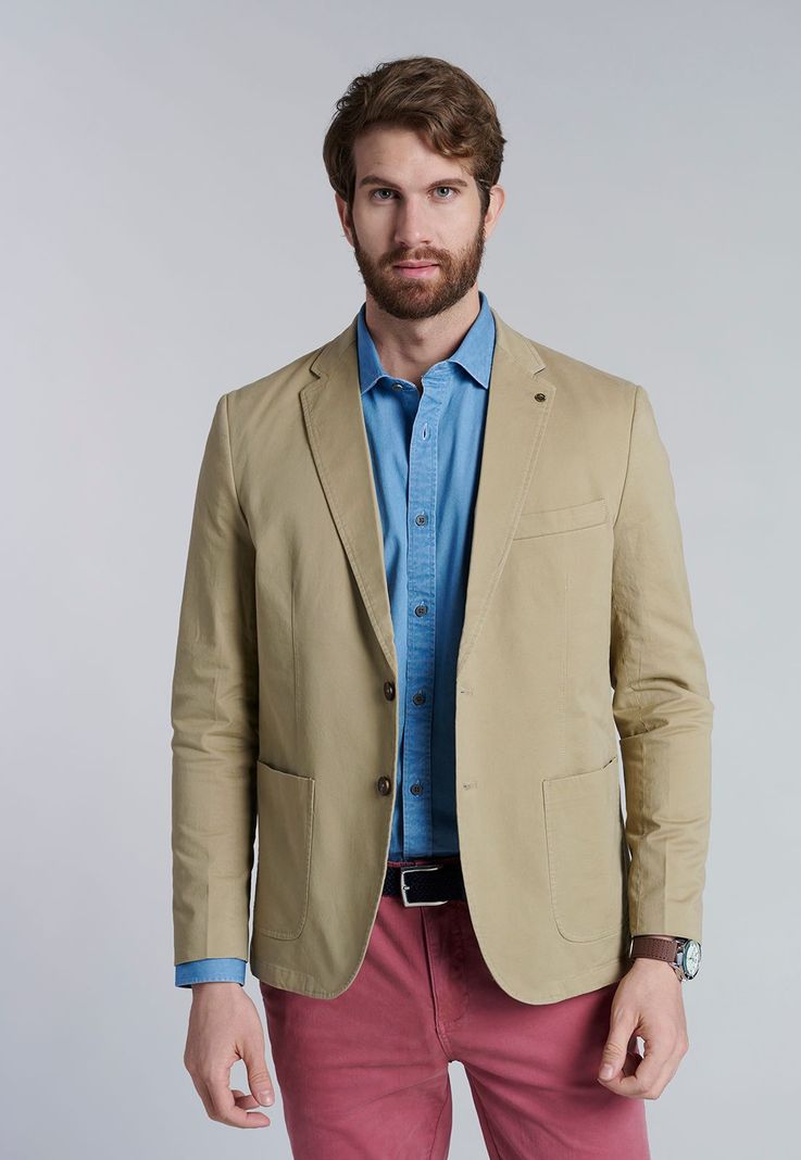 Blazer Stanford Sc Khaki-0