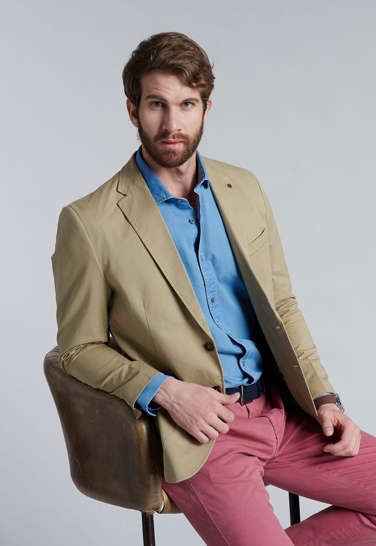 Blazer Stanford Sc Khaki-4