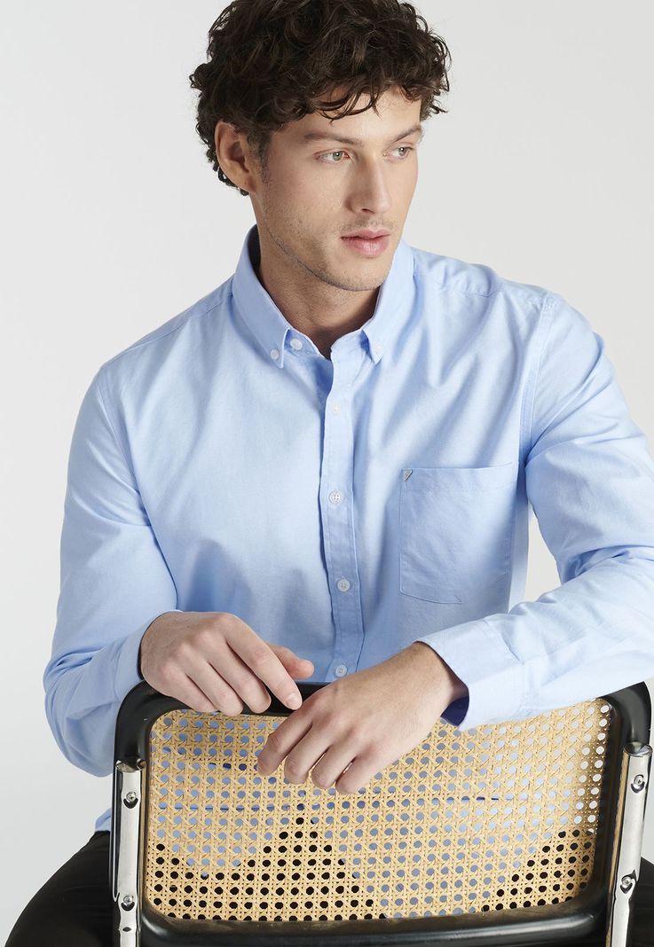 Camisa Exeter Heritage Sky-4