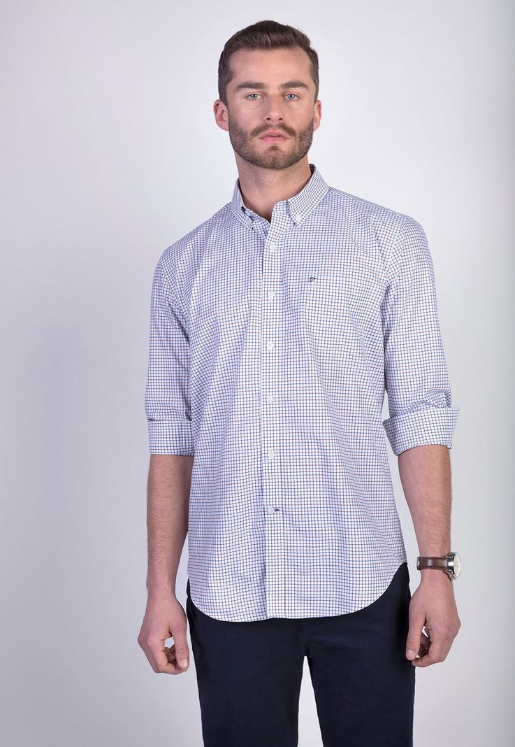 CAMISA SOLIHULL BROWN