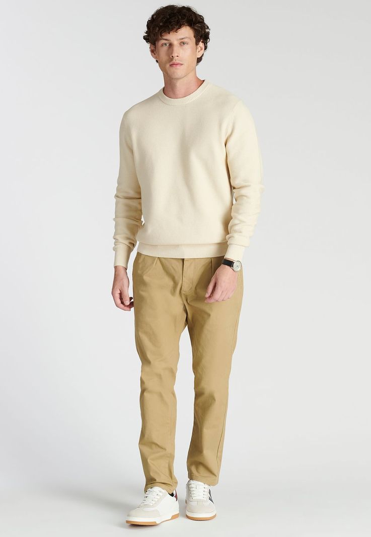Sweater Lugo Heritage Sand Beige S