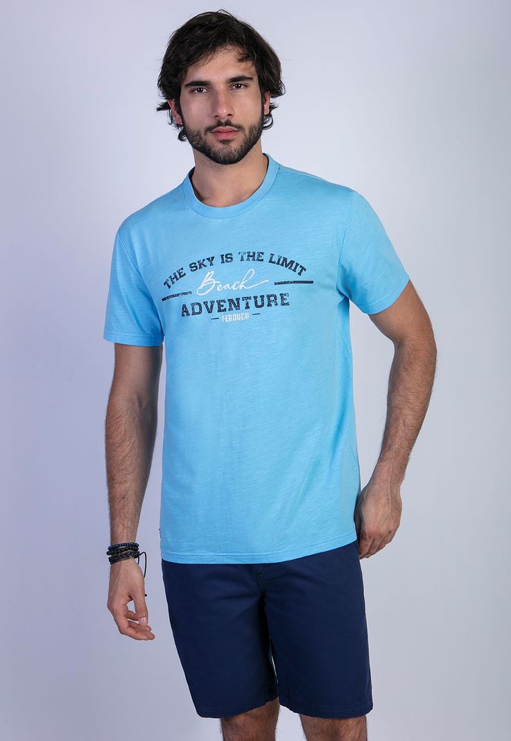 Polera Dallas Sky Celeste S