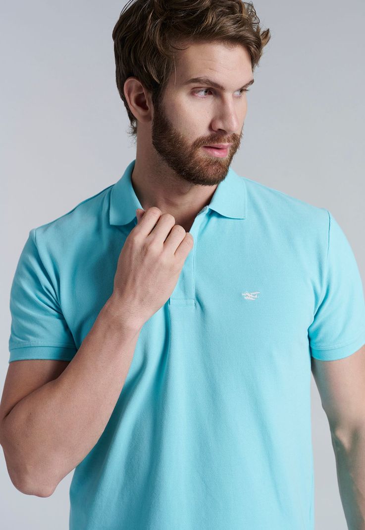 Polera Basica Pique Lt Turquoise-2