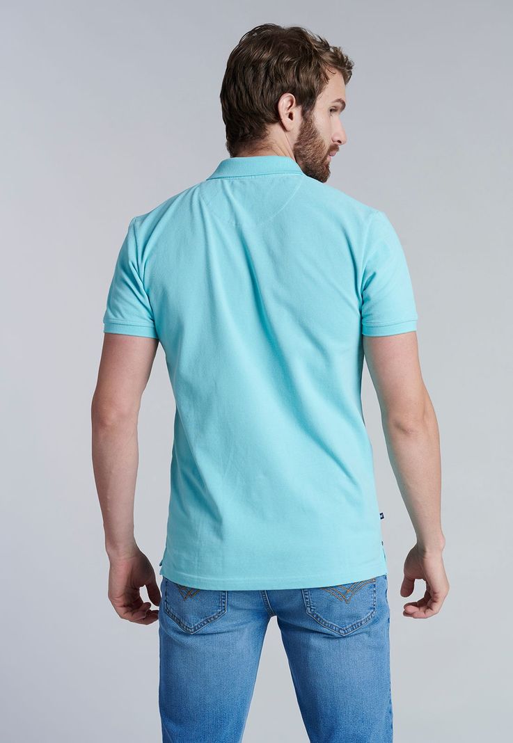 Polera Basica Pique Lt Turquoise-3