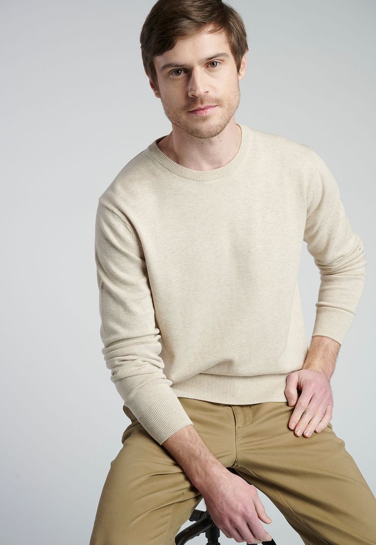 Sweater  Lugo Beige Melange-4