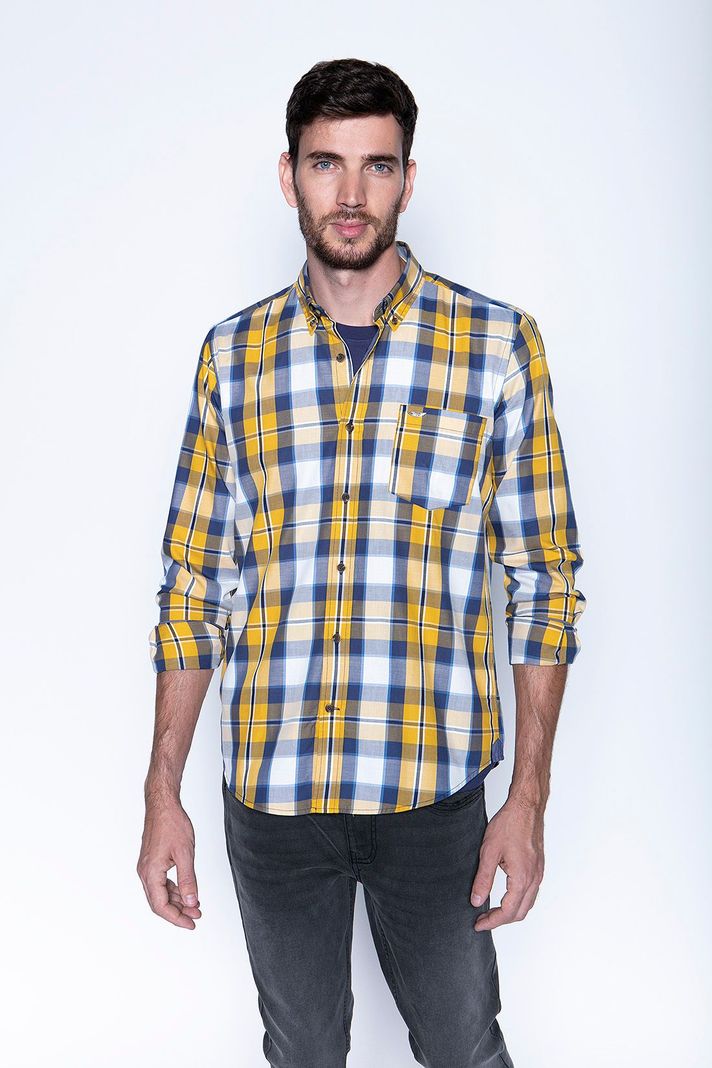 Camisa Check Colorado Fj Mustard-0