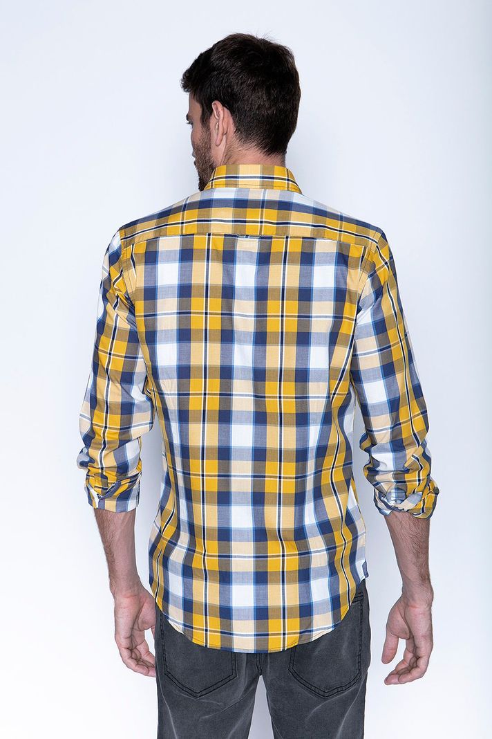 Camisa Check Colorado Fj Mustard-1