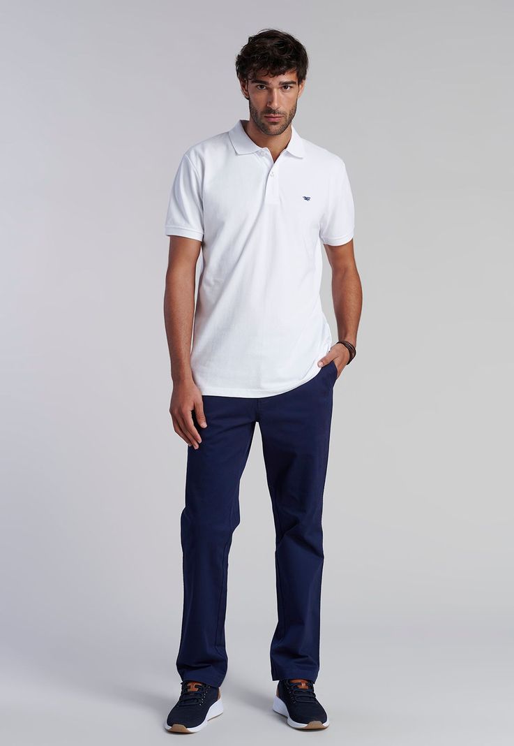Polera Basica Pique White-1