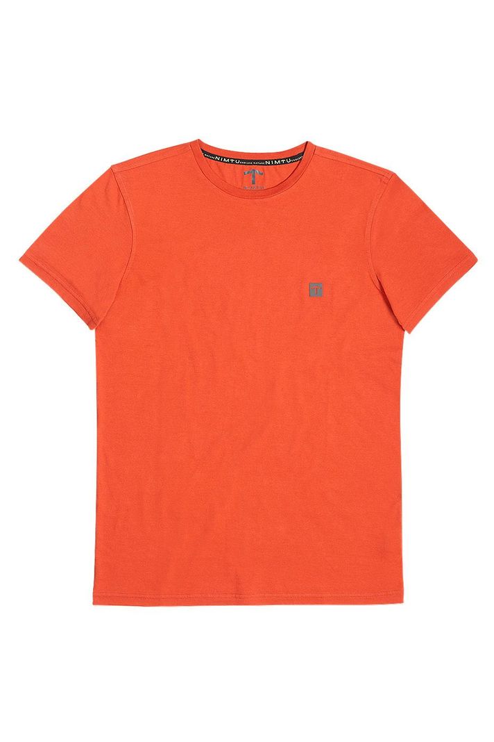 Polera Back Print Hudson Brick Rojo S