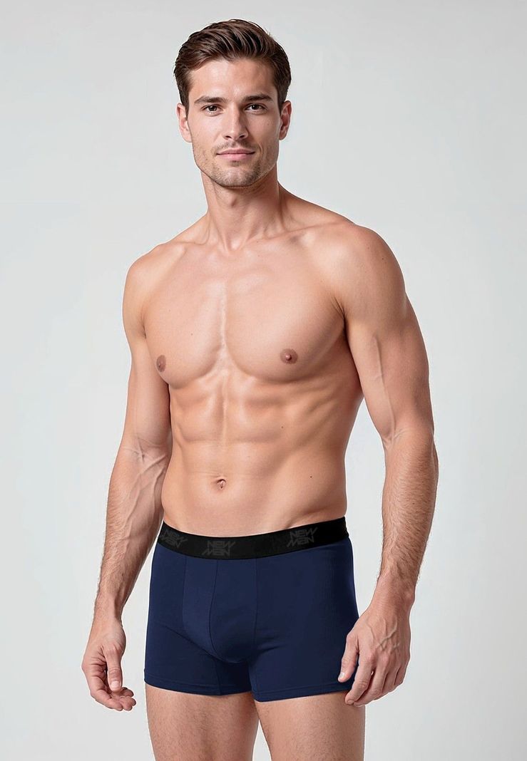 Boxer Tri Pack Newman Casual Navy Azul S