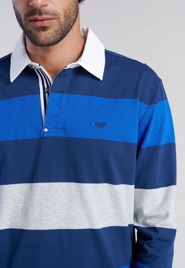 Polera Rugby Rayas Newark Navy-2