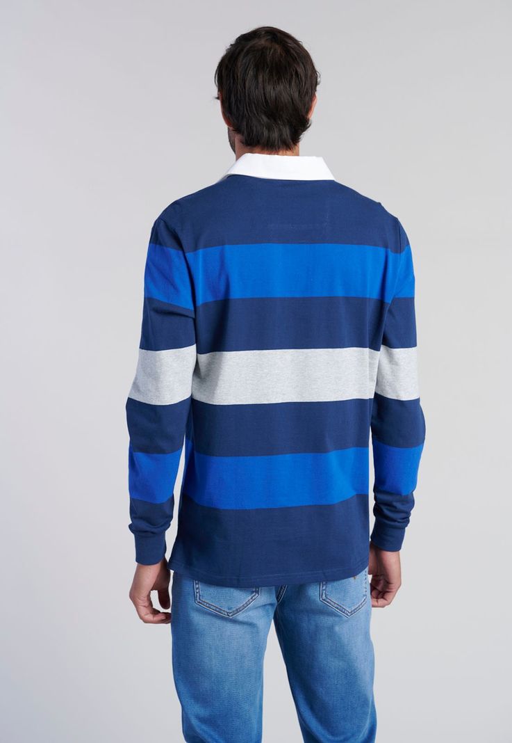 Polera Rugby Rayas Newark Navy-3