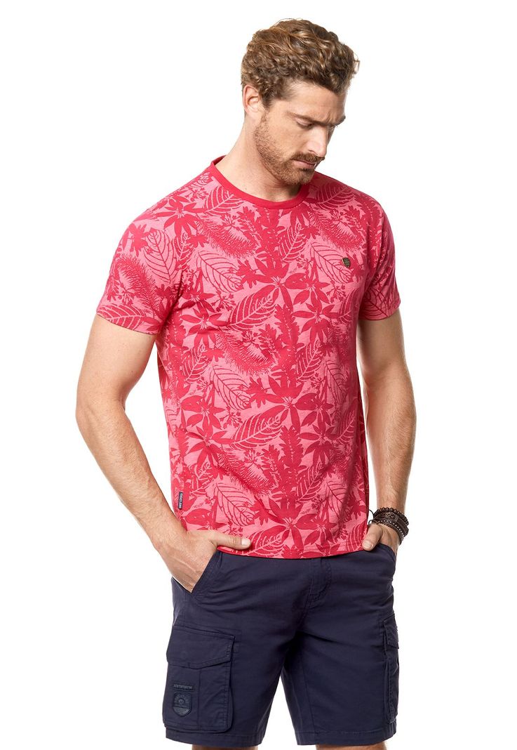 Polera North Carolina Bordeaux Rojo S