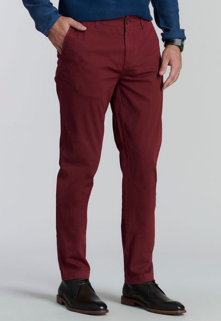 Pantalón Lowell Fr Burgundy-0