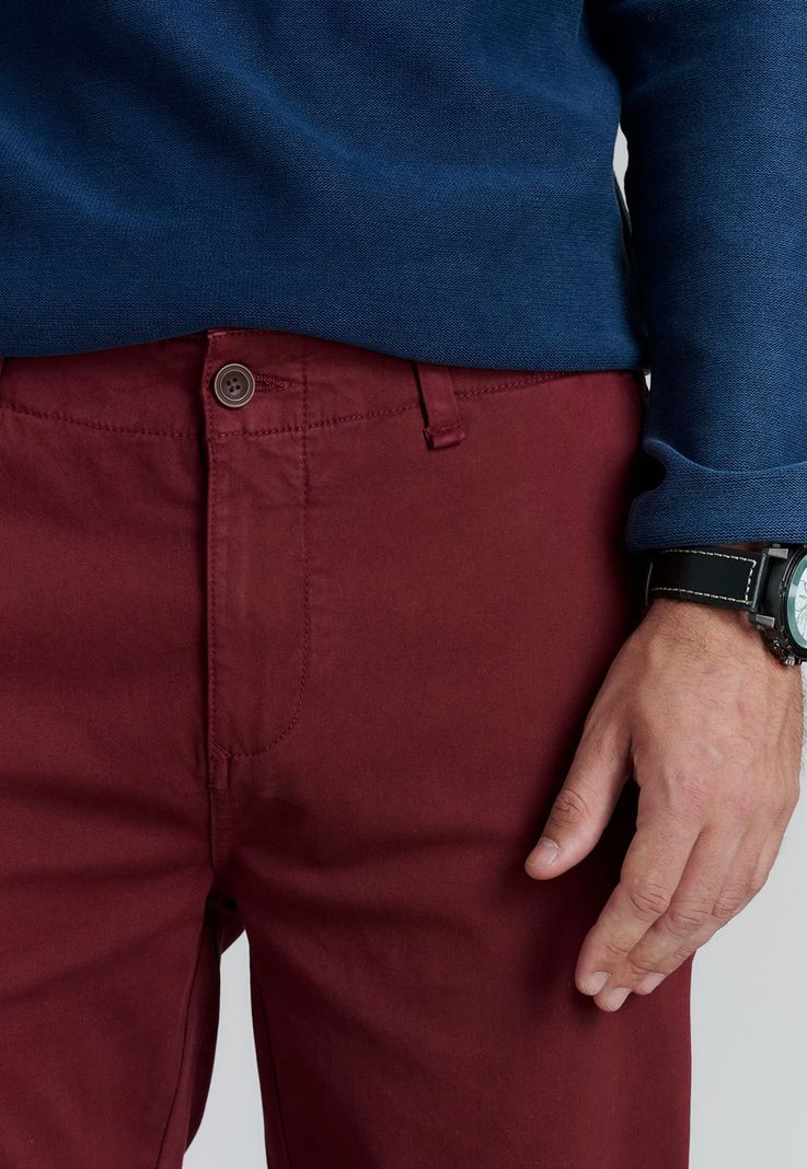 Pantalón Lowell Fr Burgundy-2