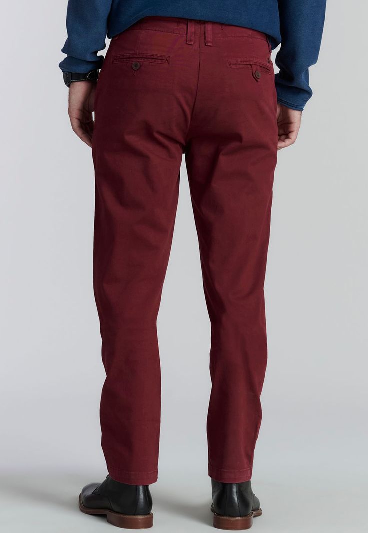Pantalón Lowell Fr Burgundy-3
