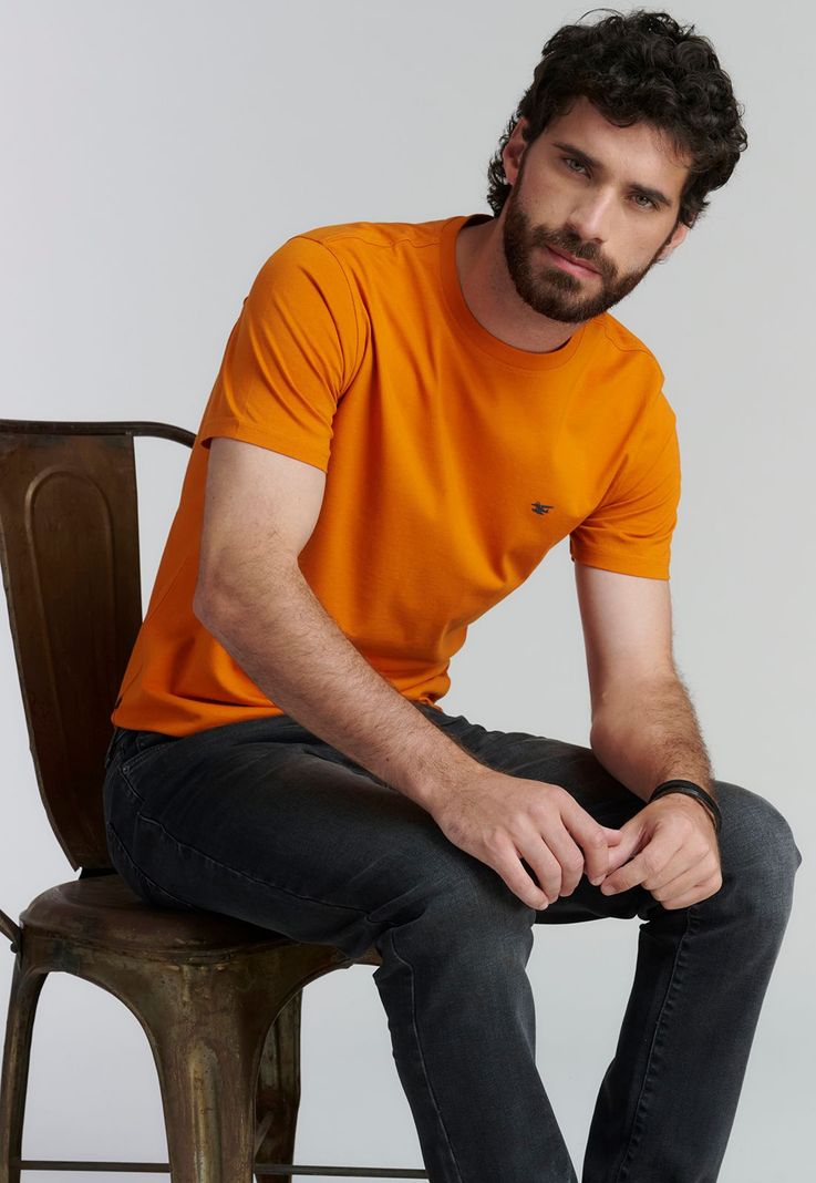 Polera Básica Maine Fr Pumkin-4
