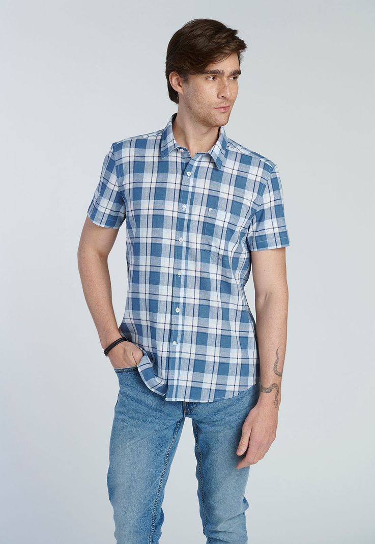 Camisa Burdeos Blue-0