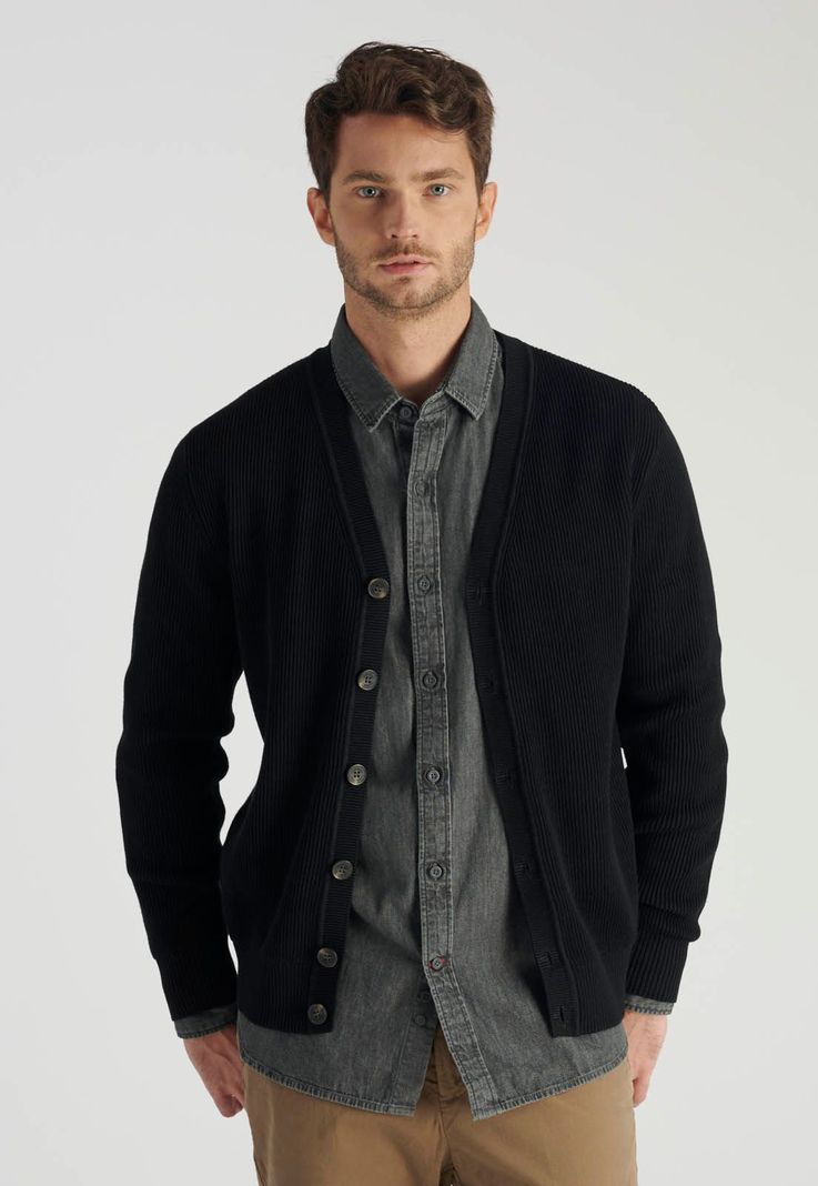 Cardigan Oviedo Heritage Black-0