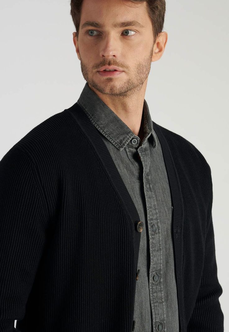 Cardigan Oviedo Heritage Black-2