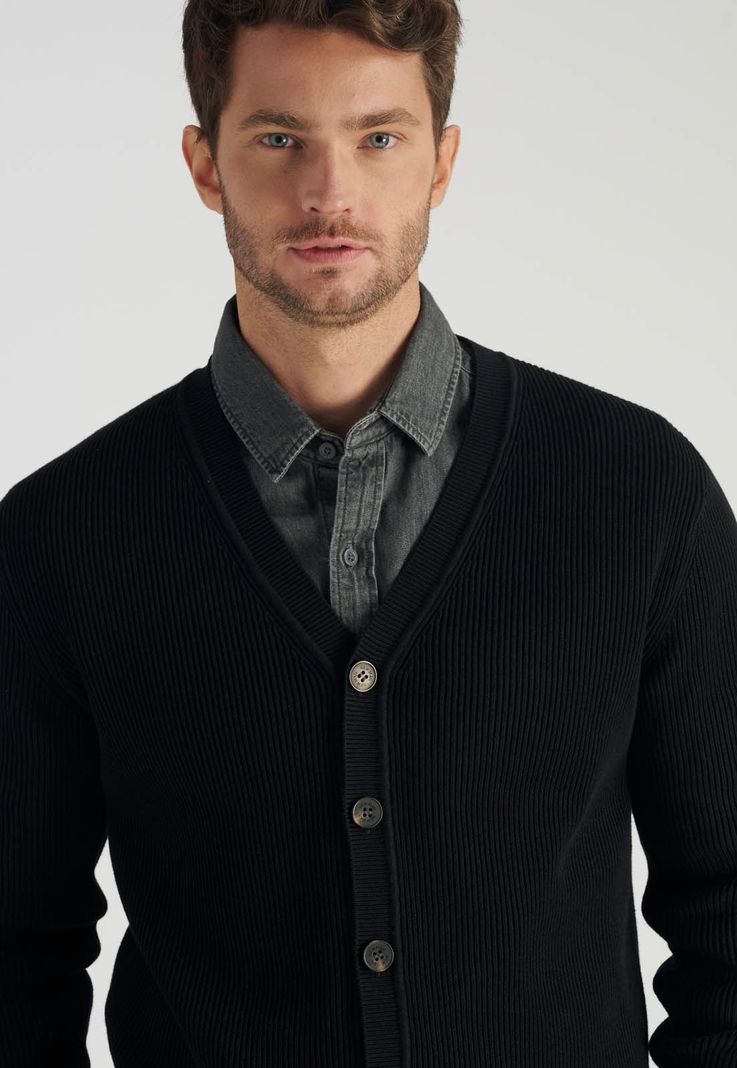 Cardigan Oviedo Heritage Black-4