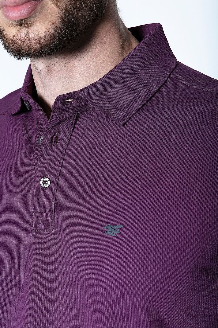 Polera Polo Ml Grape-4