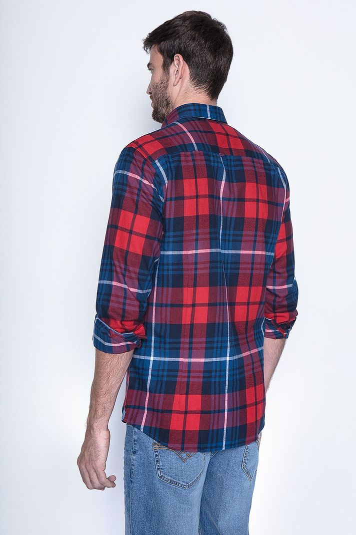 Camisa Cuadro Texas Fj Red-1