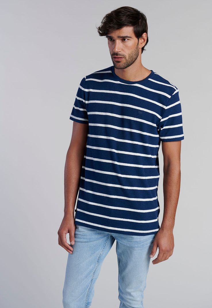 Poleras Rayas Pasadena Navy Azul S
